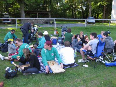 Bier und Pizza